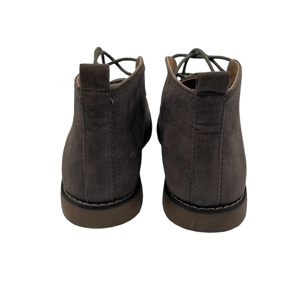 Metro Charm Gray Suede Lace Up Ankle Boots Size 7 Men’s - Picture 8 of 10